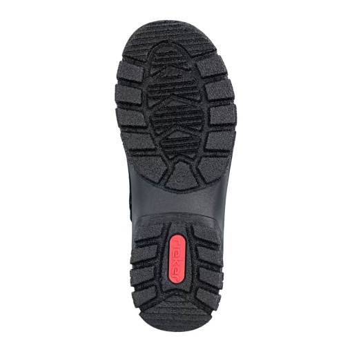 Botine dama din piele naturala, Rieker Z7269-00, negru - Img 10