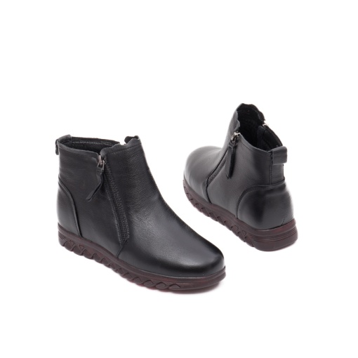 Botine dama, piele naturala, J8J800009A 01-N, negru - Img 3