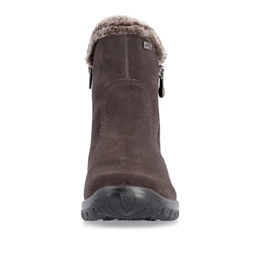 Botine dama Rieker L7162-25, maro inchis - imagine 5