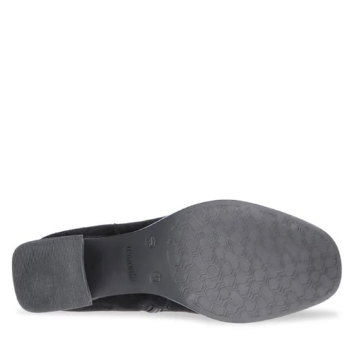 Botine elegante, D0V70-01, negru - Img 4