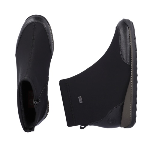 Botine elegante Rieker dama, 44276-00, negru - Img 5