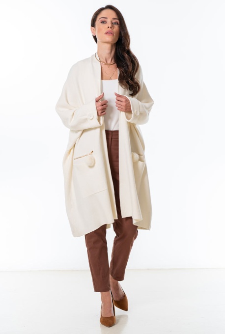 cardigan alb