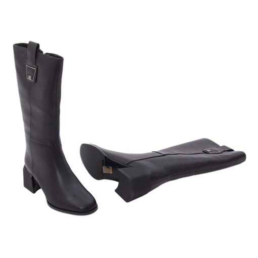 Cizme dama din piele naturala, Epica 3B357-A826-YP1499B 01-N, negru - Img 3
