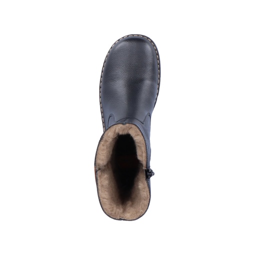 Cizme dama, piele naturala, 73350-00, negru - Img 7