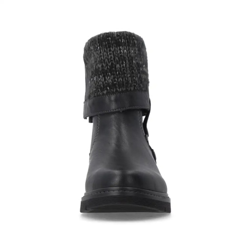 Cizme scurte dama Remonte D3976-03, negru - imagine 5