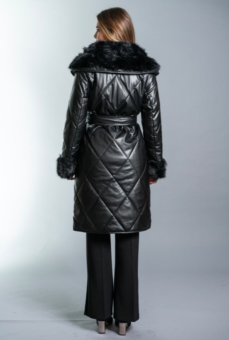Geacă Elegantă de Iarnă 44720, negru - Img 3
