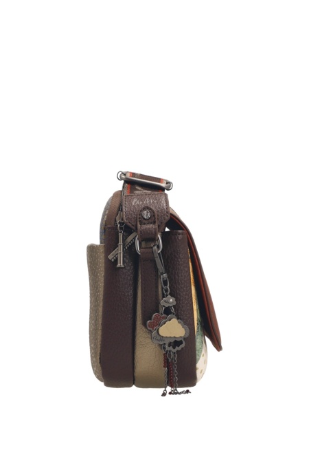 Geantă crossbody damă Odyssey cu clapă, Anekke 43833-349, multicolor - Img 4