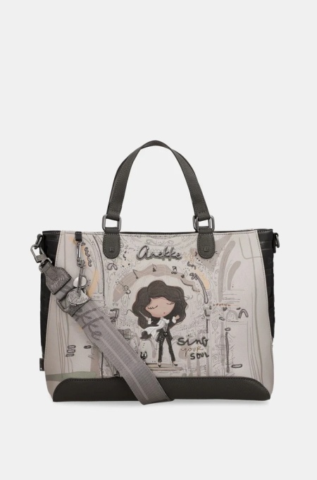 Geanta eleganta SQUARE CROSSBODY ORCHESTRA din piele ecologica, Anekke 43801-447 Multicolor - Img 3
