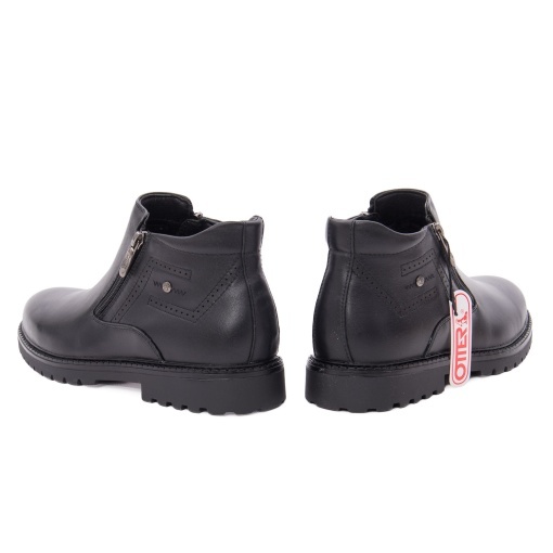Ghete barbati din piele naturala, Otter 1DT90012A 01-N, negru - Img 5