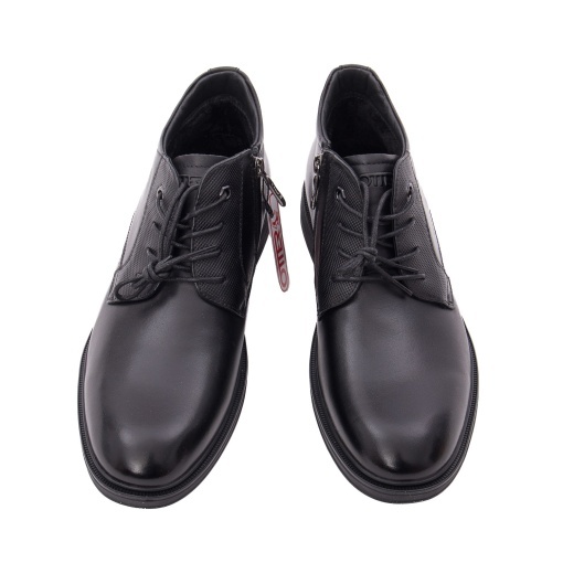Ghete barbati din piele naturala, Otter 1E670017A 01-N, negru - Img 4
