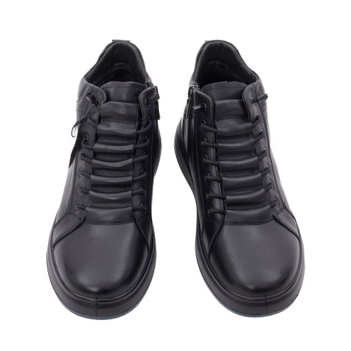Ghete barbati din piele naturala, Otter 1Z590008A 01-N, negru - Img 4