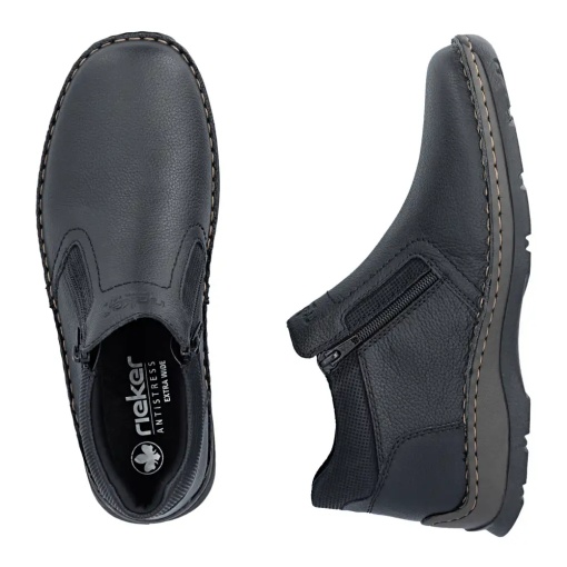Ghete barbati Rieker 05376-00, negru - imagine 9