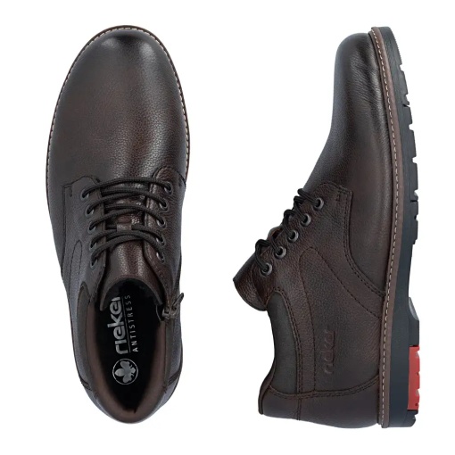 Ghete barbati Rieker 10507-25, maro - imagine 9