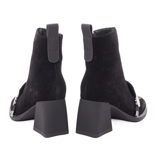 Ghete dama din piele intoarsa, Epica 3V1216-S605-G5 01-I, negru - Img 6