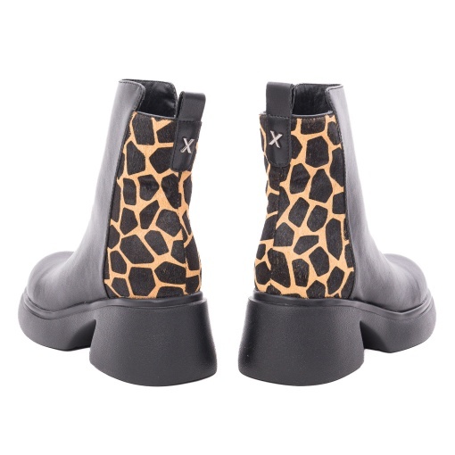 Ghete dama din piele naturala, Gryxx 31841-0113-T373J 01-N, negru - Img 5