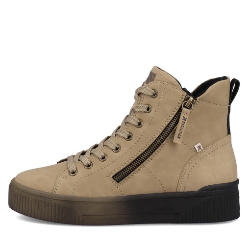 Ghete dama piele intoarsa camel Rieker Evolution W0761-20 - Img 2