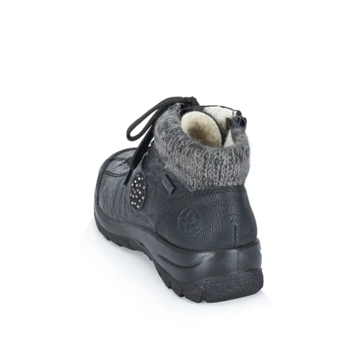 Ghete dama Rieker L7110-01, negru - imagine 5