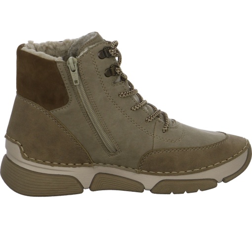 Ghete damă Rieker RiekerTEX 45956-64, bej taupe