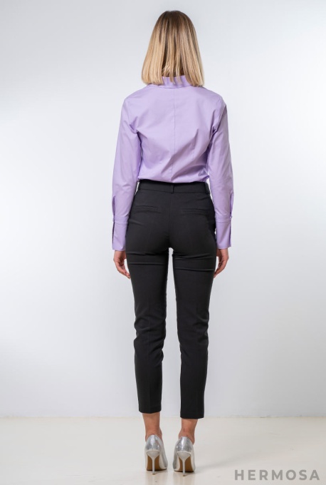 Pantaloni Conici la Dungă Daria - Img 5