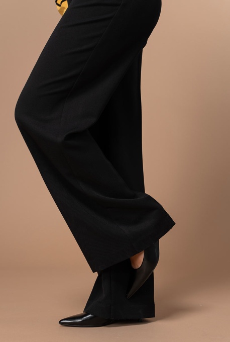 Pantaloni creati pentru a adauga rafinament tinutelor office si smart-casual SORAYA, Hermosa, negru - Img 7