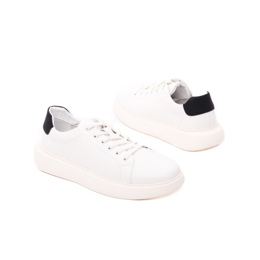 Pantofi bărbătești Otter 7FSN60007A 47-N din piele naturală, alb - Img 3