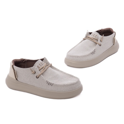 Pantofi barbati casual din material textil, POLO U.S. GOLF, S26-S00US4635 BROWN, maro taupe - Img 2