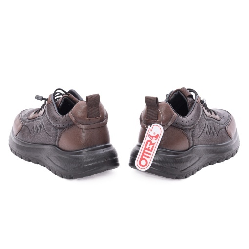 Pantofi barbati casual din piele mix, Otter 2D6103 02-Z, maro - Img 6