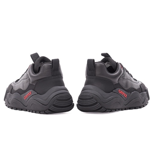 Pantofi barbati casual din piele naturala, Gryxx 1JS90003A 01-N, negru - Img 6