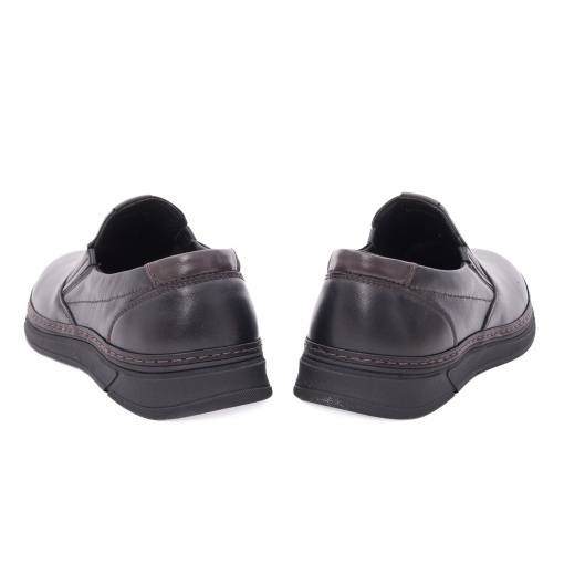 Pantofi barbati casual din piele naturala, Otter, 1DT90002A 01-N, negru - Img 5