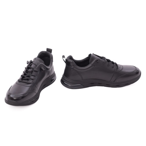 Pantofi barbati casual din piele naturala, Otter 2T8167-1 01-N, negru - Img 4