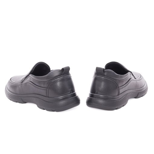 Pantofi barbati casual din piele naturala, Otter 3F5A0307M 01-N, negru - Img 5