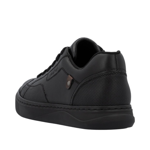 Pantofi barbati casual, piele naturala, B9912-00, negru - Img 5