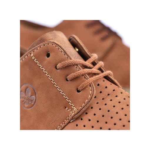 Pantofi barbati casual, piele naturala nabuc, 05226-24, maro - Img 14