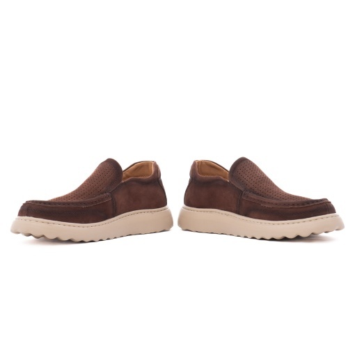 Pantofi barbati din piele naturala, Battisto Lascari SM-1, maro coffee - Img 5