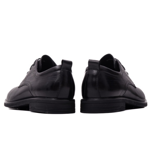 Pantofi barbati din piele naturala, Otter, E6E670004A 01-N, negru - Img 6