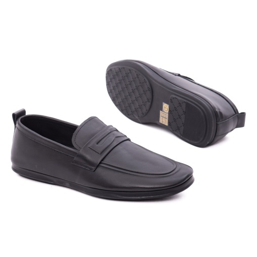 Pantofi barbati din piele naturala, Otter J2J280001A 01-N, negru - Img 4