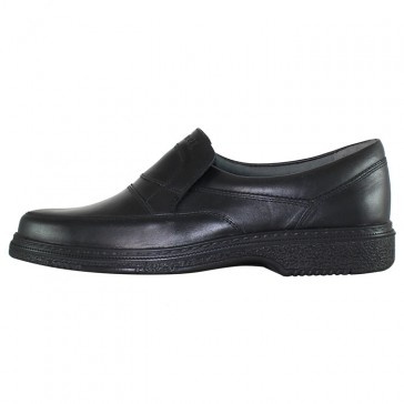 Pantofi casual barbati, piele naturala, OT27824, negru - Img 4