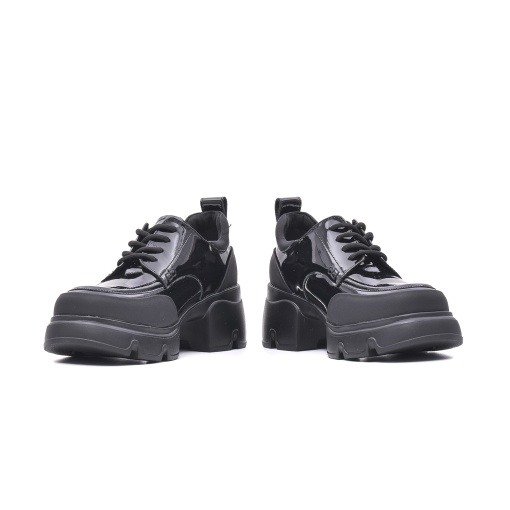 Pantofi casual cu platforma piele naturala, M4M450015 01-L - Img 4
