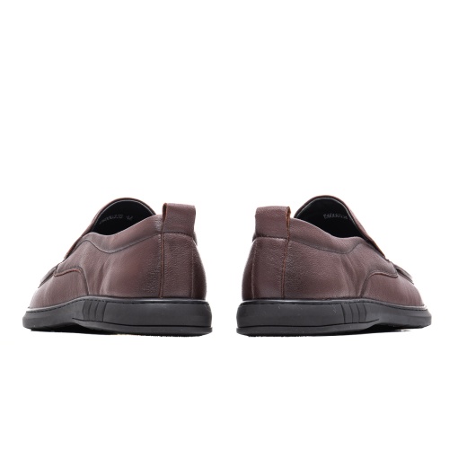 Pantofi casual, piele naturala, E6E600033B C4-N, maro - Img 7