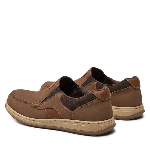 Pantofi casual Slip-On din piele intoarsa,17368-25 - Img 3