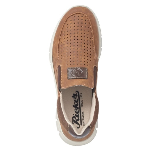 Pantofi casual vara din piele ecologica barbati B7766-24 - Img 2