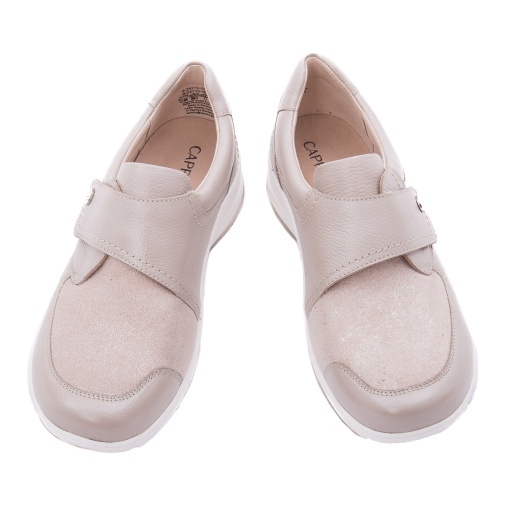 Pantofi dama casual din piele naturala, Caprice, 9-24710-46 345 TAUPE COMB, taupe - Img 4