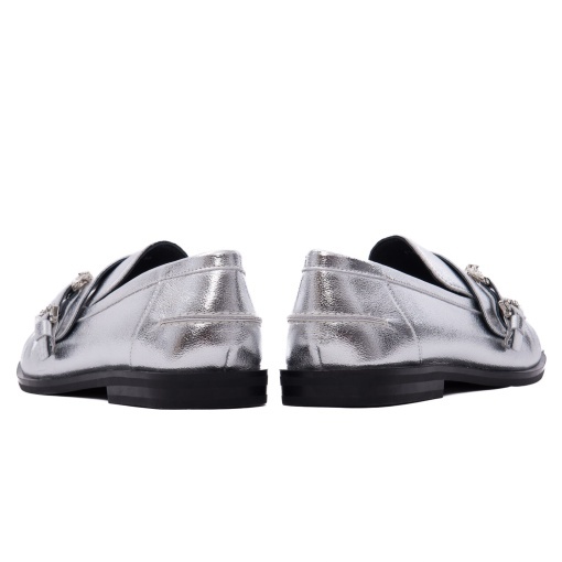 Pantofi dama casual din piele naturala, Epica 4ZFL80009B 18-N, argintiu - Img 6