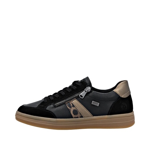 Pantofi dama casual din piele naturala, Remonte, D2C04-03, negru - Img 3