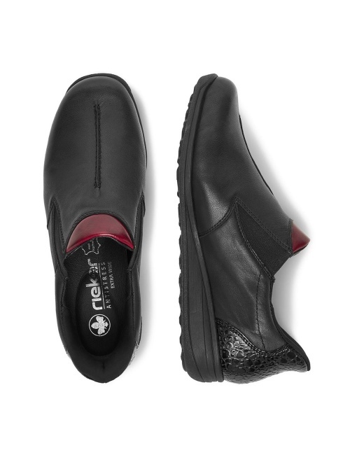 Pantofi dama casual din piele naturala, Rieker, 47253-00 - Img 3