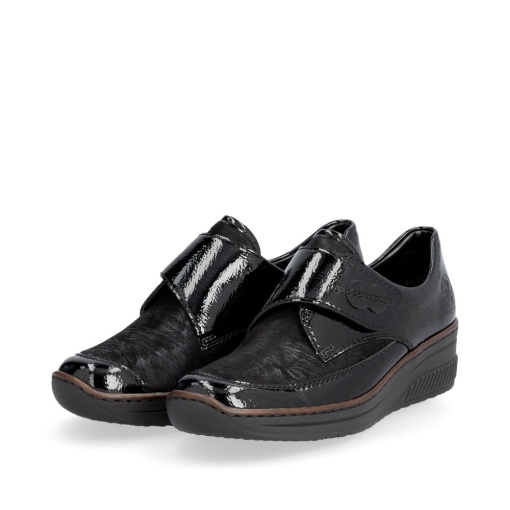 Pantofi dama casual, piele lacuita, 487C0-00 - Img 2