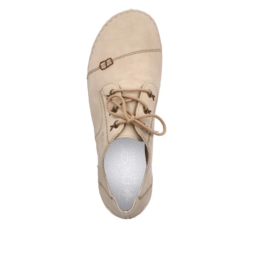 Pantofi dama casual, piele naturala, 52520-62, bej - Img 7