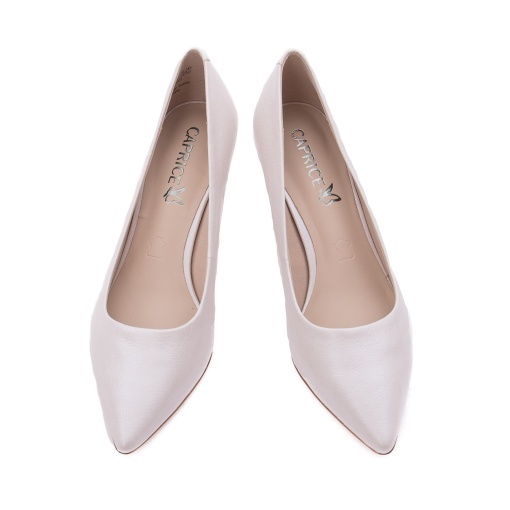 Pantofi dama eleganti din piele naturala, Caprice, 9-22401-46 143 OFFWHITE PERL, alb - Img 5