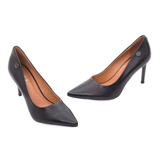 Pantofi dama eleganti din piele naturala, Epica, 1JI90008B 01-N, negru - Img 2