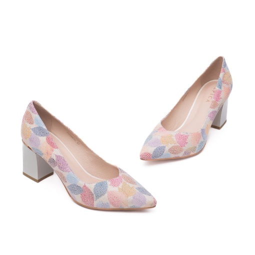 Pantofi dama eleganti, piele naturala, JIJI20041C J3-I, multicolor - Img 2